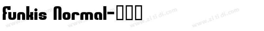 Funkis Normal字体转换